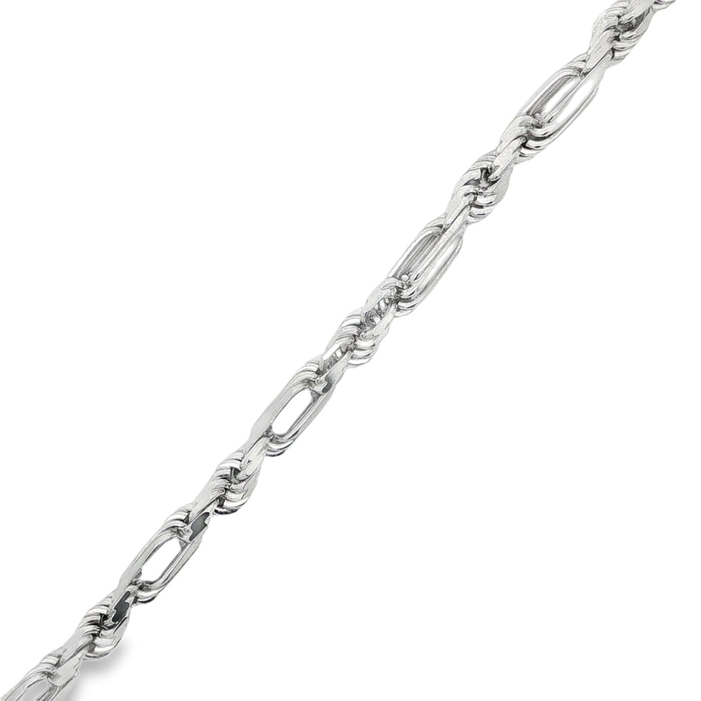 Jai's Sterling Silver Thick Rope Chain Bracelet