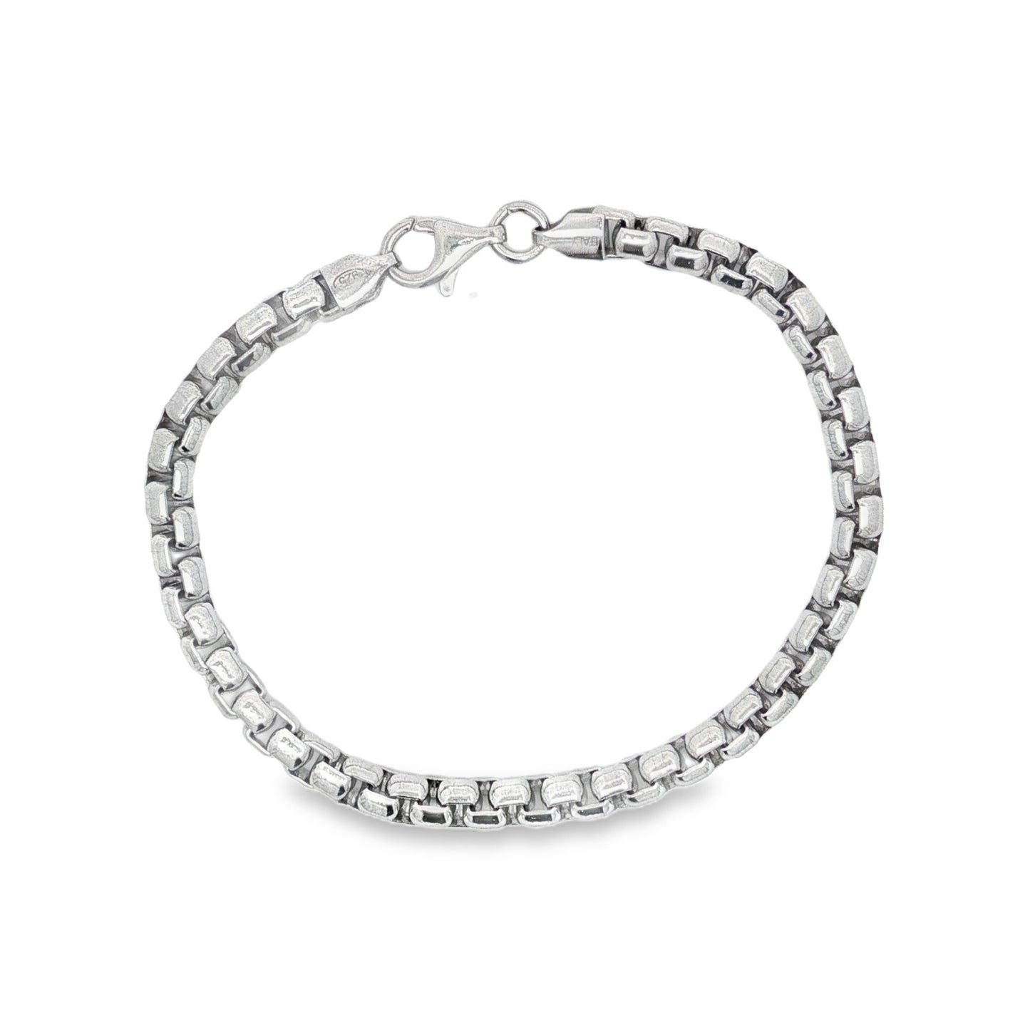 Jai's Sterling Silver Thick Box Chain Bracelet