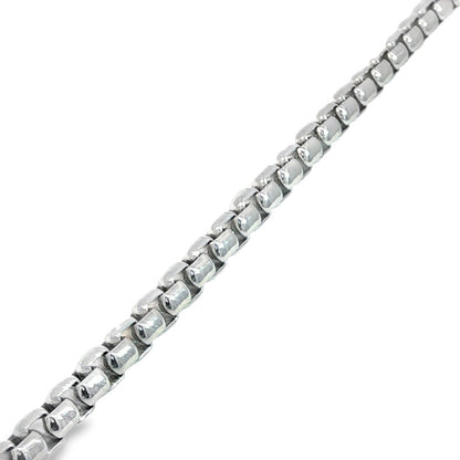 Jai's Sterling Silver Thick Box Chain Bracelet