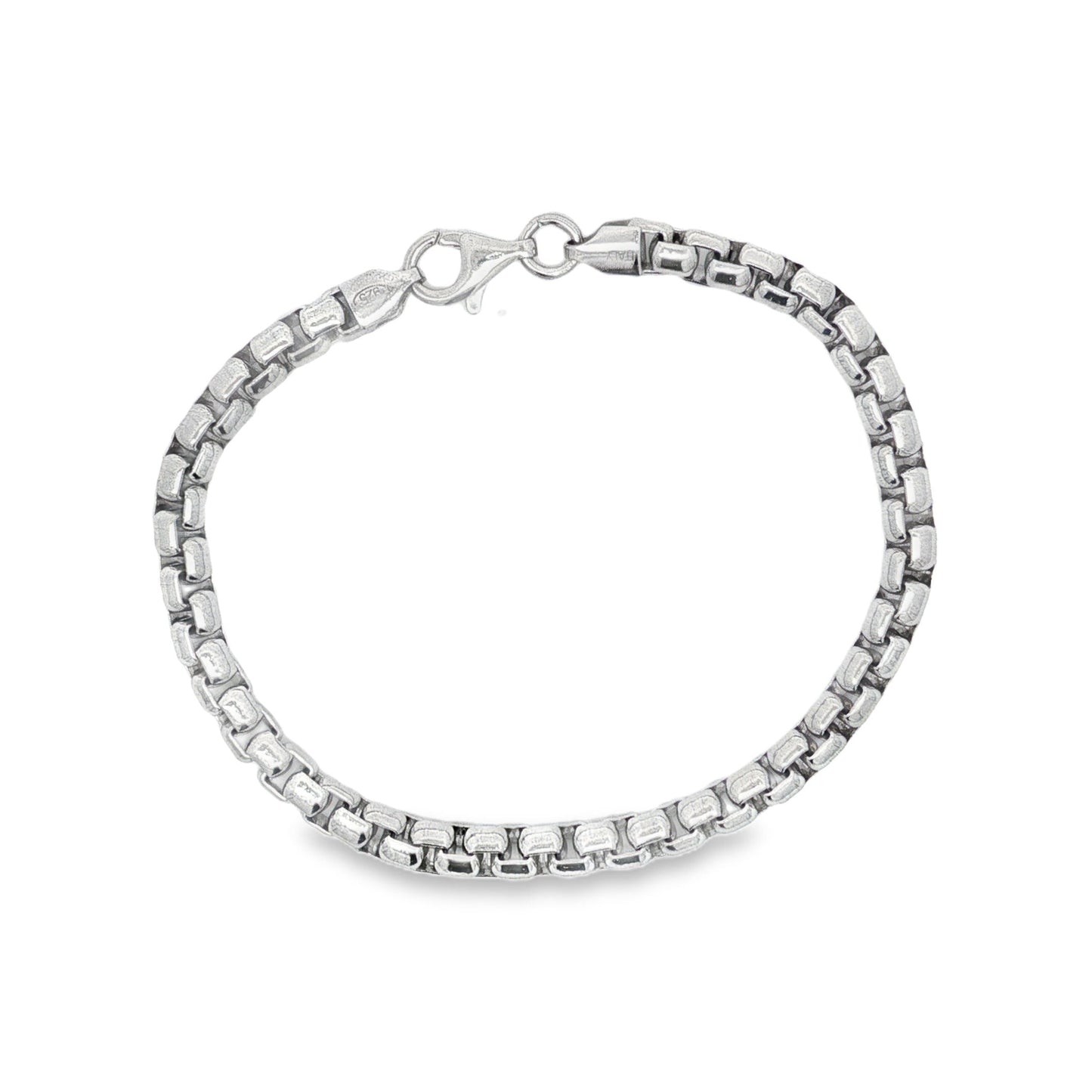 Jai's Sterling Silver Thick Box Chain Bracelet