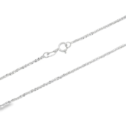 Jai's 14K White Gold Sparkle Chain