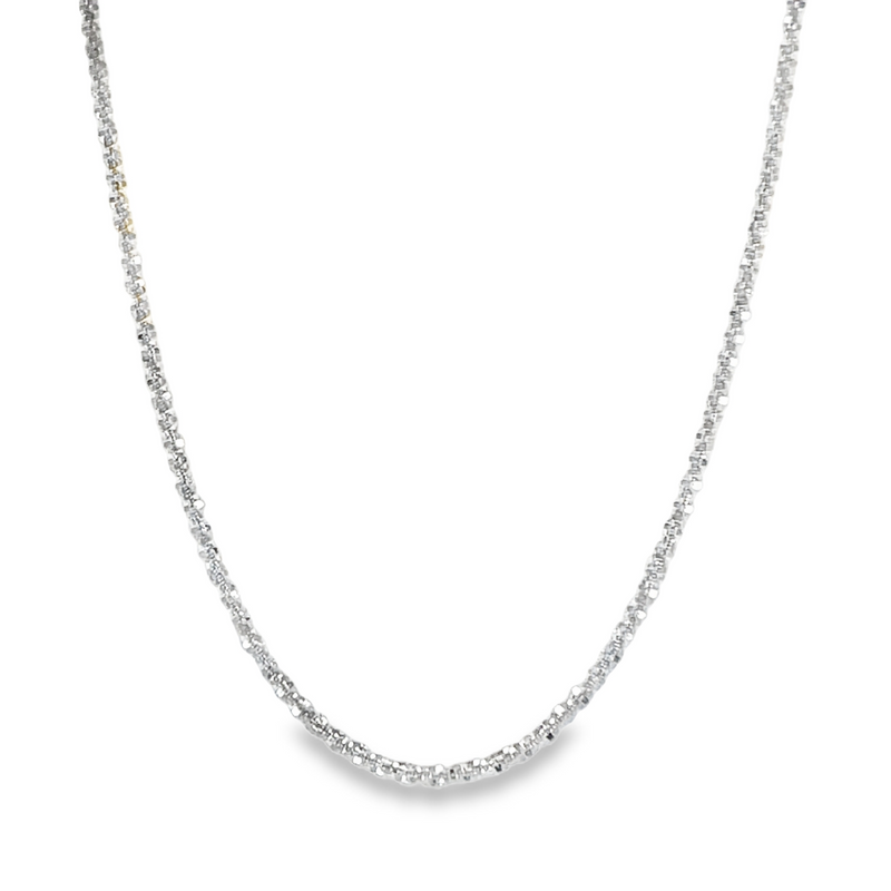 Jai's 14K White Gold Sparkle Chain