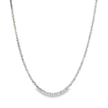 Jai's 14K White Gold Sparkle Chain