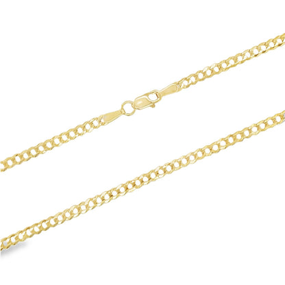 Jai's 14K Yellow Gold Flat Fine Curb Chain