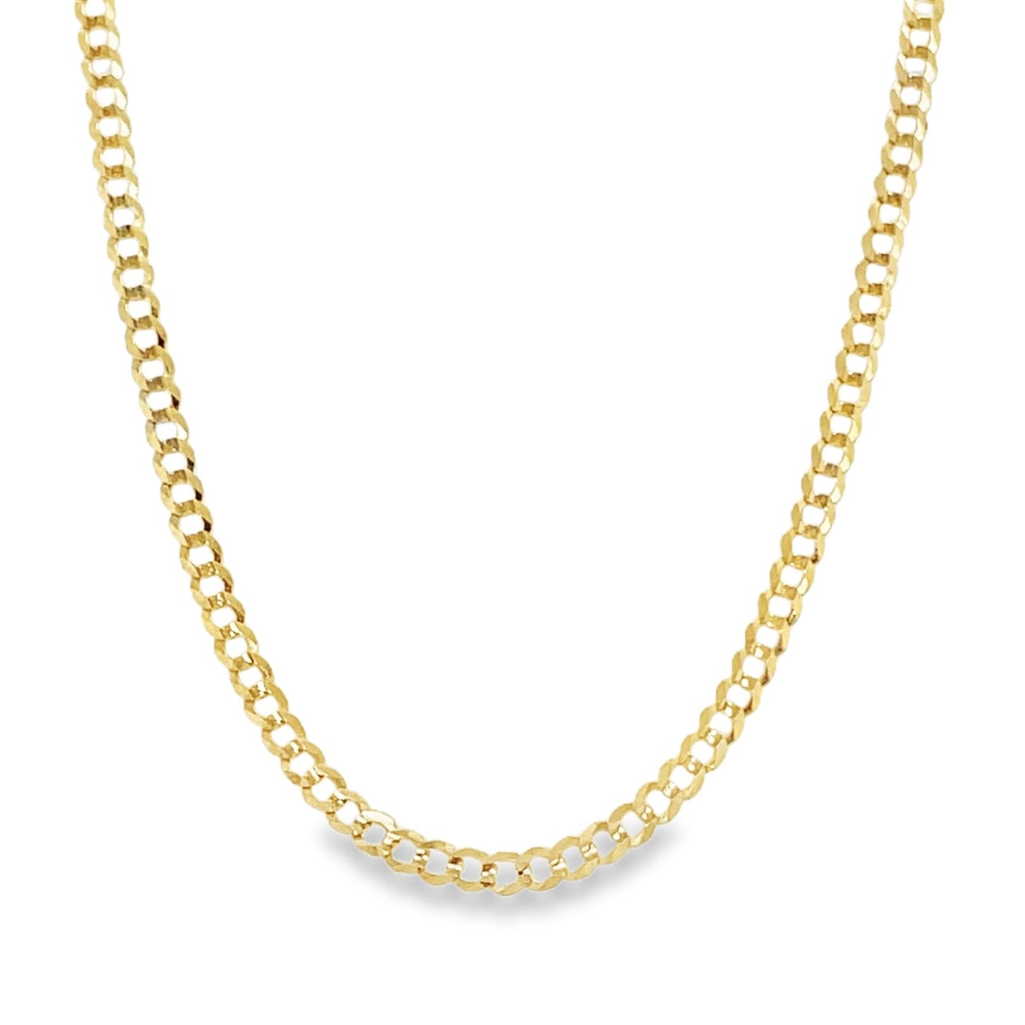 Jai's 14K Yellow Gold Flat Fine Curb Chain