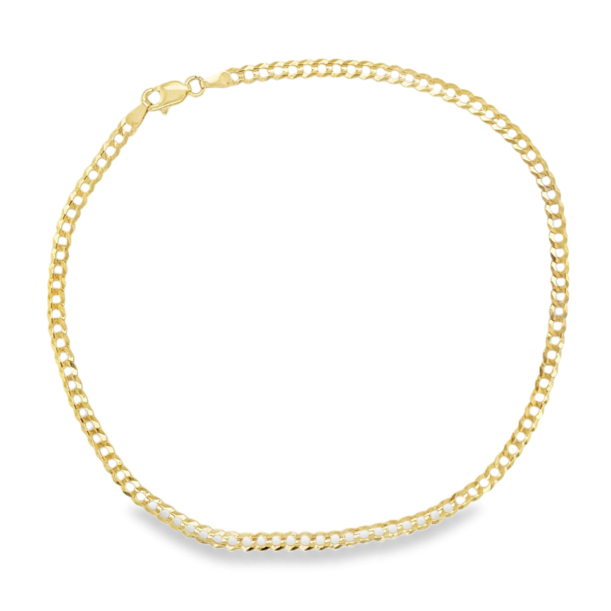 Jai's 14K Yellow Gold Petite Curb Chain Anklet