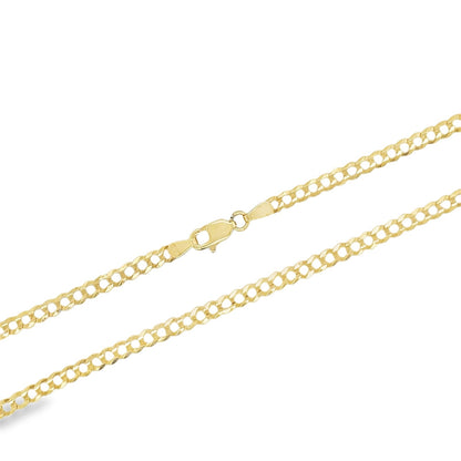 Jai's 14K Yellow Gold Petite Curb Chain Anklet