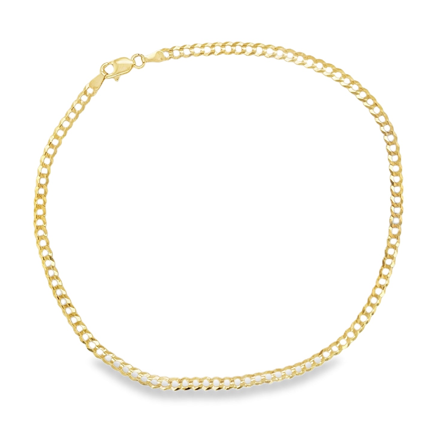 Jai's 14K Yellow Gold Petite Curb Chain Anklet