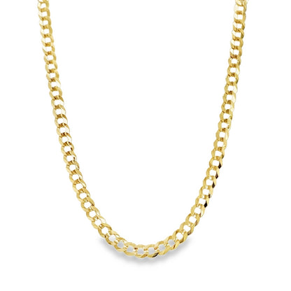 Jai's 14K Yellow Gold Flat Curb Chain