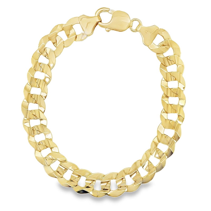Jai's 14K Yellow Gold Italian Cuban Curb Chain Bracelet