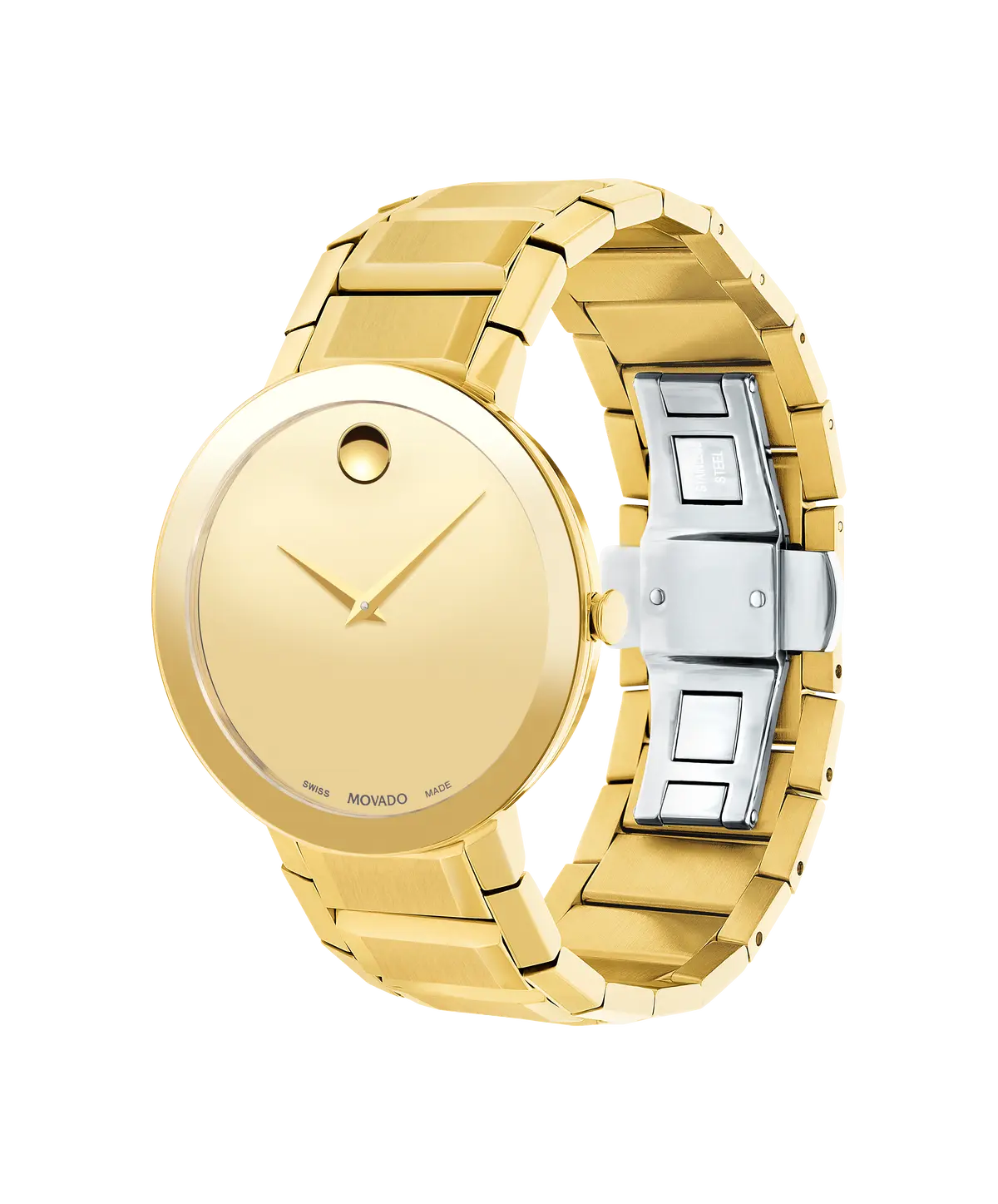 Movado's Sapphire with Gold-tone Museum Dial