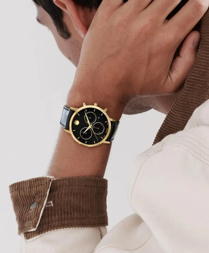 Movado's Museum Classic with Black Chronograph Dial