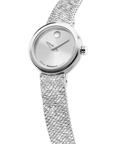 Movado's Museum Velura Mini with Silver-tone Museum Dial