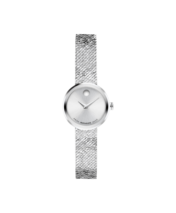 Movado's Museum Velura Mini with Silver-tone Museum Dial