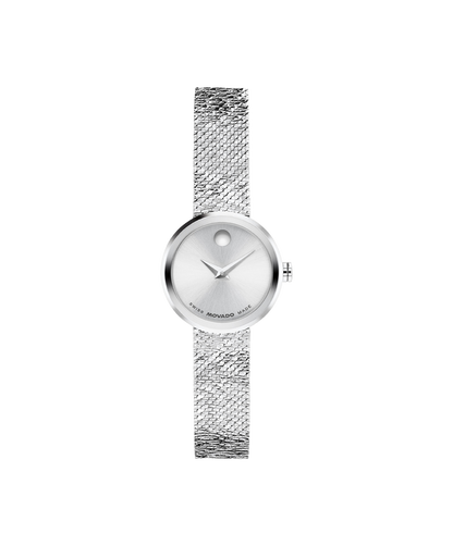 Movado's Museum Velura Mini with Silver-tone Museum Dial