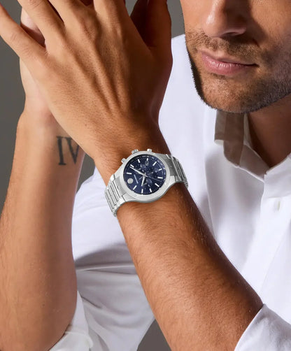 Movado's SE with Blue Chronograph Dial