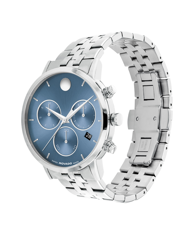 Movado's Museum Classic with Blue Chronograph Dial