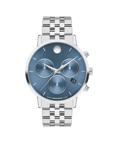 Movado's Museum Classic with Blue Chronograph Dial