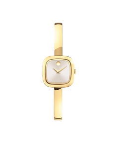 Movado's Museum Bangle with Champagne Museum Dial