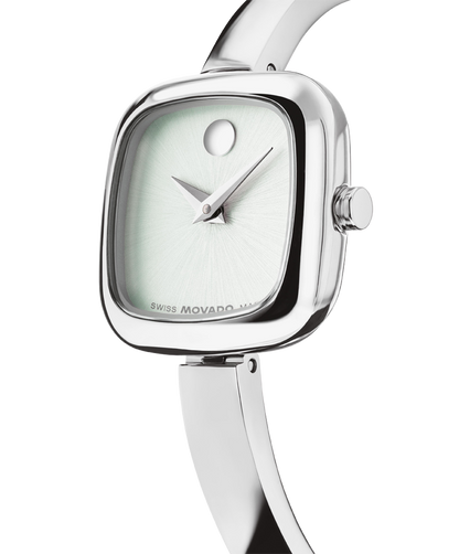 Movado's Museum Bangle with Sage Museum Dial