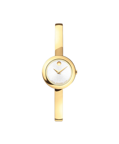 Movado's Museum Bangle with Silver-white Museum Dial