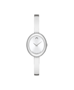 Movado's Classic Bangle with Silver-white Museum Dial