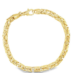 Jai's 14K Yellow Gold Byzantine Chain Bracelet