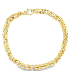 Jai's 14K Yellow Gold Byzantine Chain Bracelet