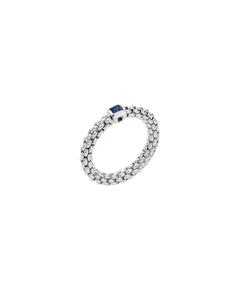 Fope's 18K White Gold Souls Flex'it Sapphire Ring