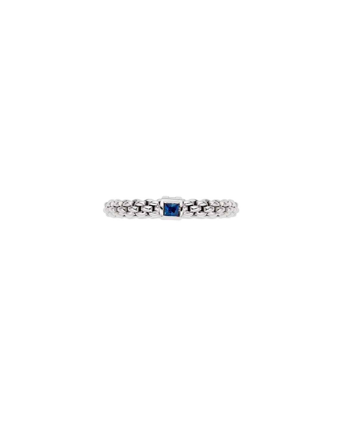 Fope's 18K White Gold Souls Flex'it Sapphire Ring