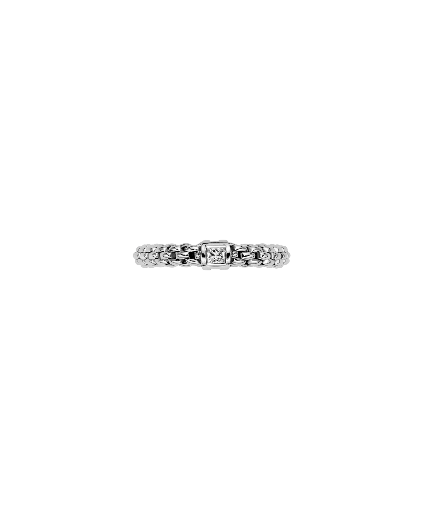 Fope's 18K White Gold Souls Flex'it Diamond Ring