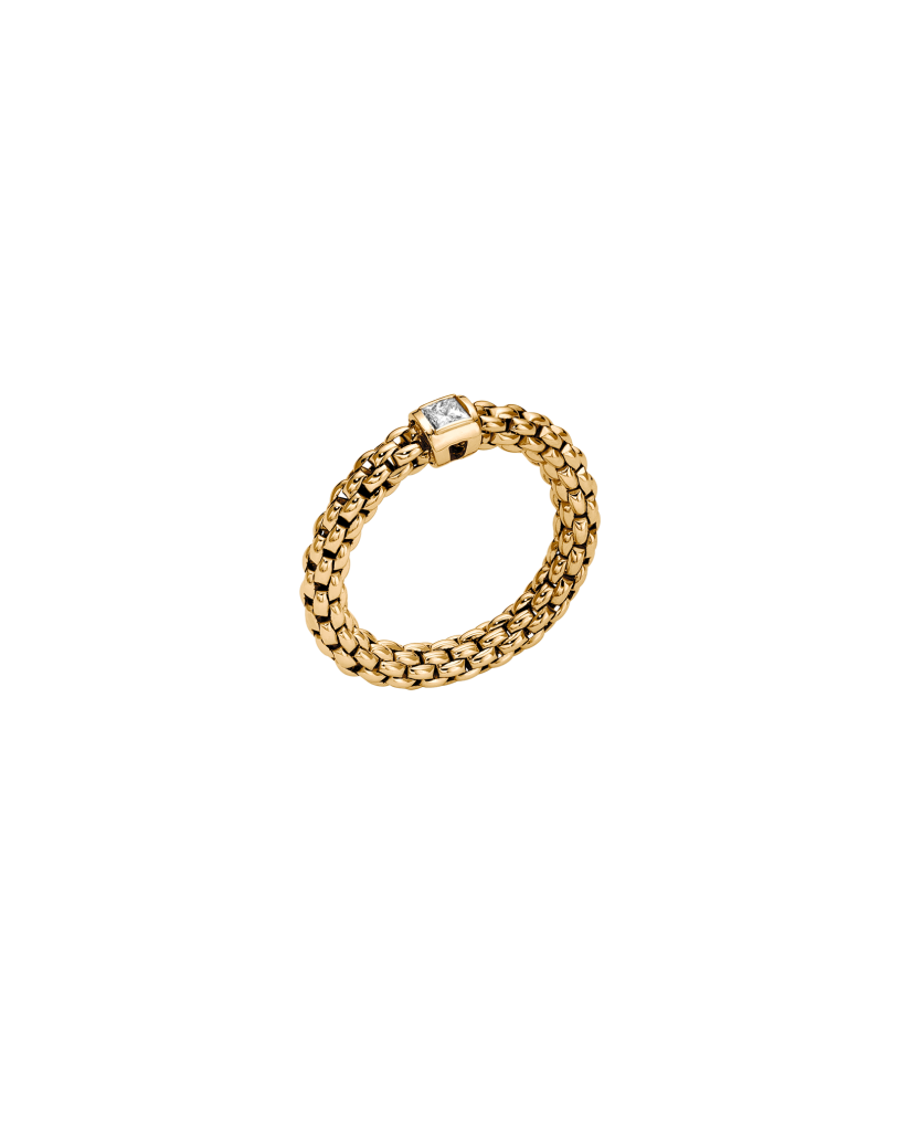 Fope's 18K Yellow Gold Souls Flex'it Diamond Ring