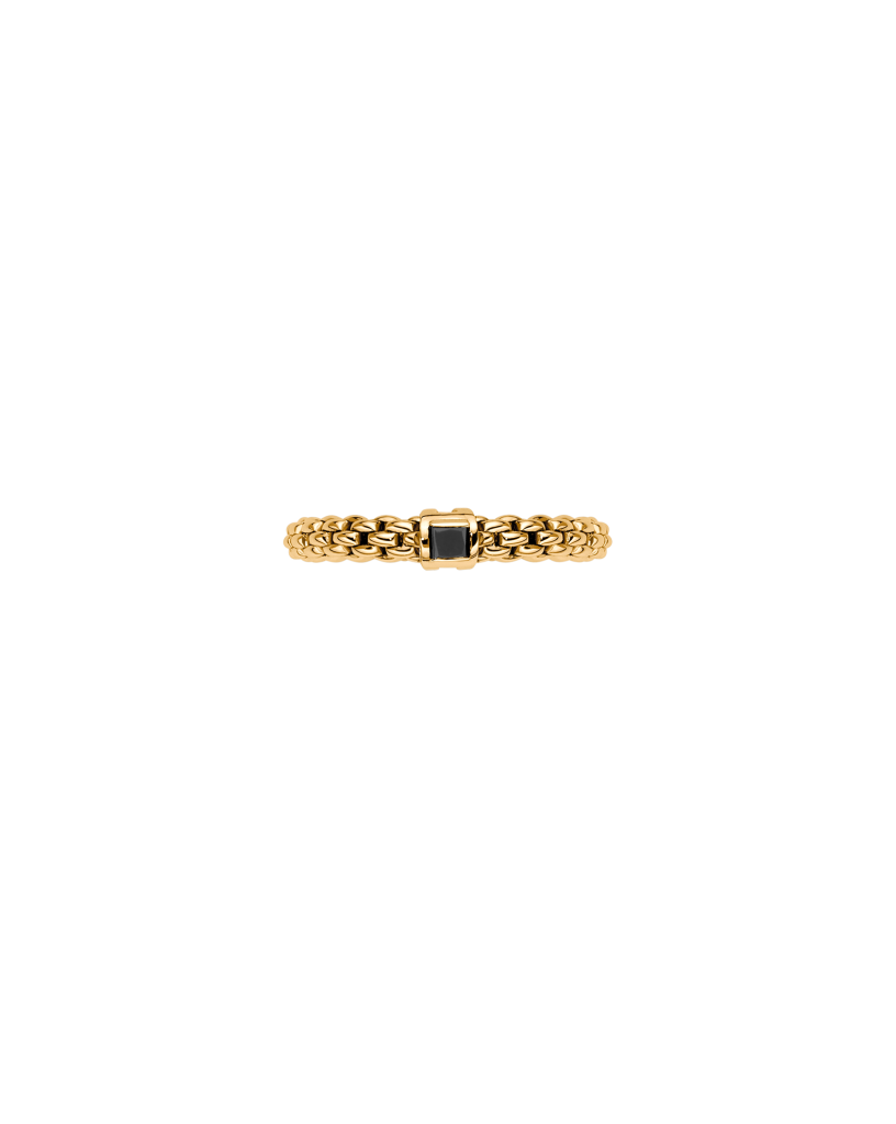 Fope's 18K Yellow Gold Souls Black Diamond Ring