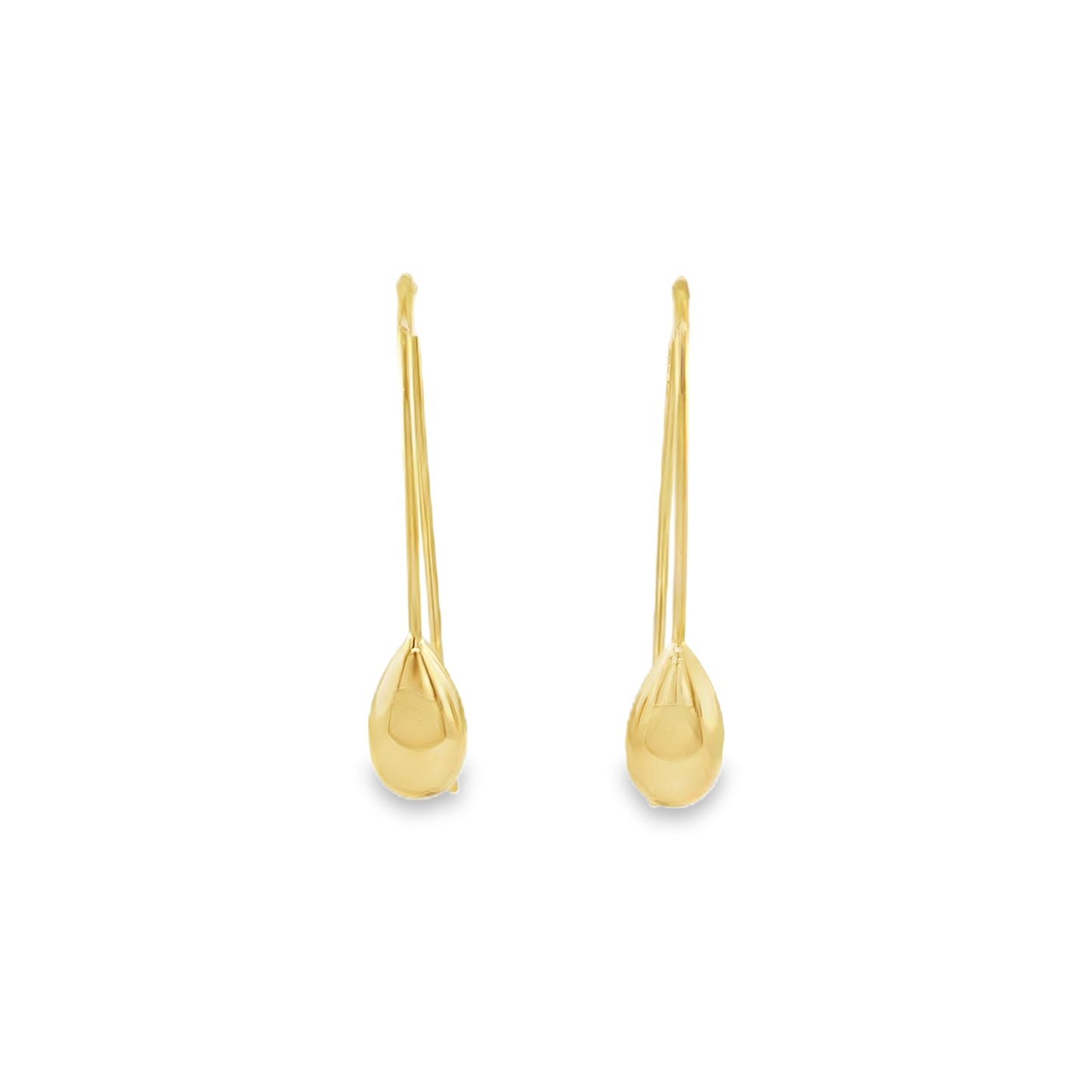 Jai's 18K Yellow Gold Teardrop Drop Earrings