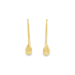 Jai's 18K Yellow Gold Teardrop Drop Earrings