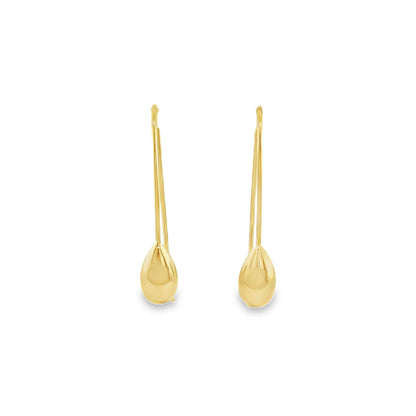 Jai's 18K Yellow Gold Teardrop Drop Earrings