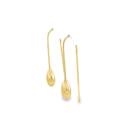 Jai's 18K Yellow Gold Teardrop Drop Earrings
