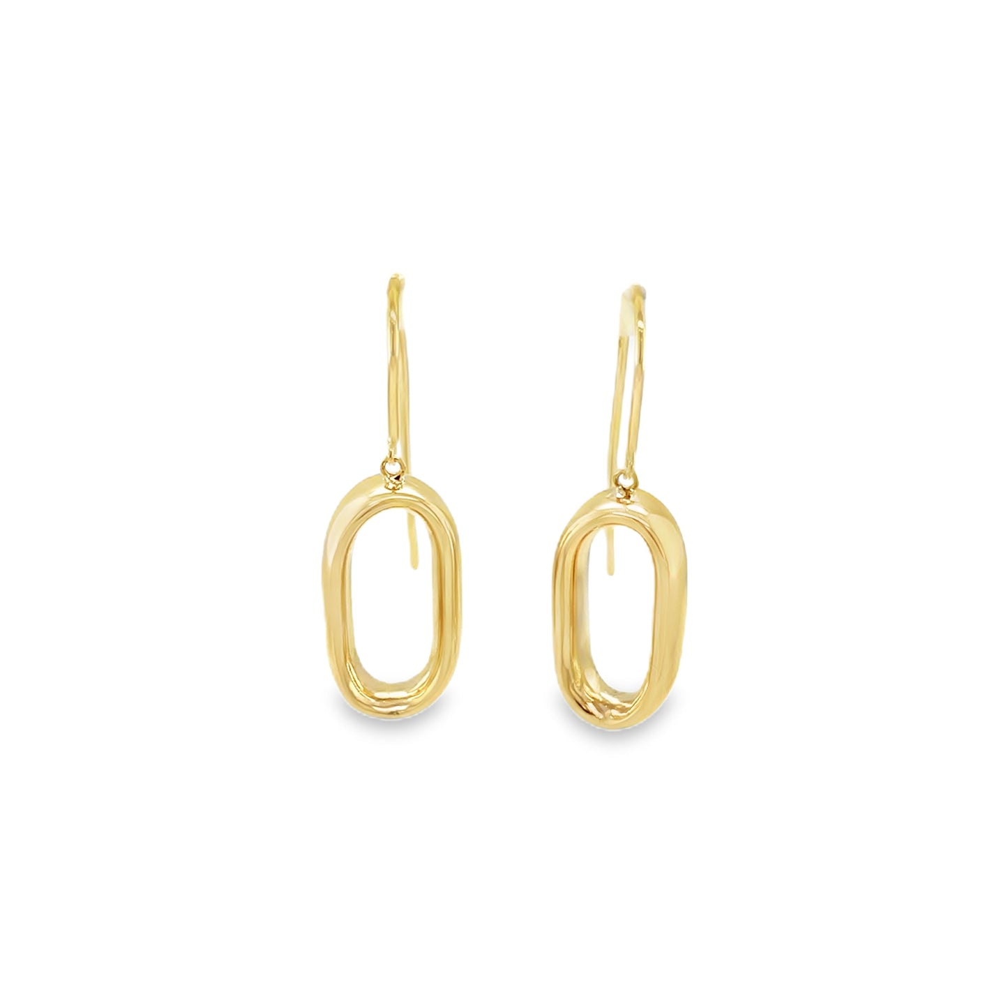 Jai's 18K Yellow Gold Oval Drop Earrings