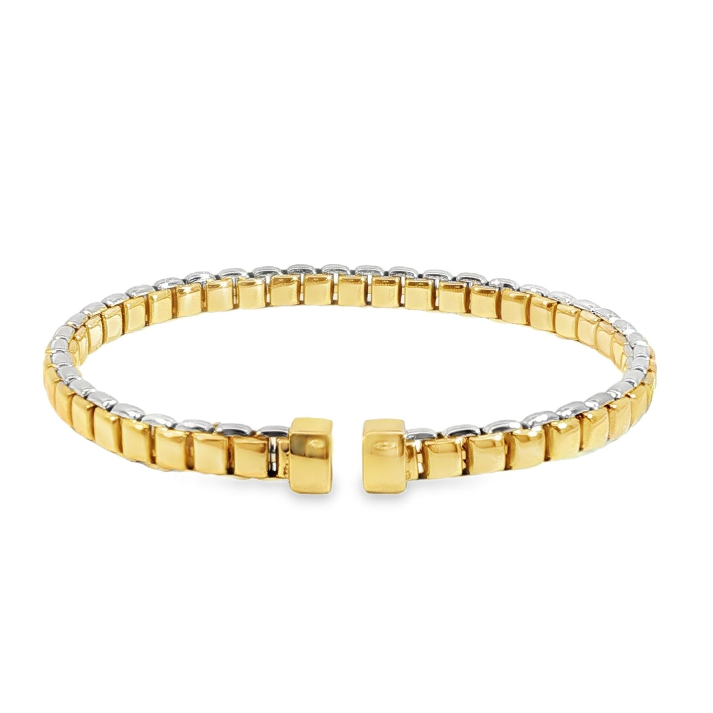 Jai's 18K Two-tone Link Bangle