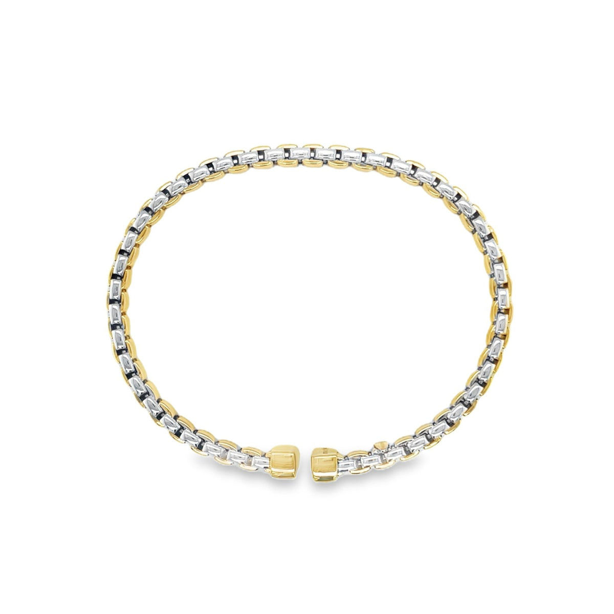 Jai's 18K Two-tone Link Bangle