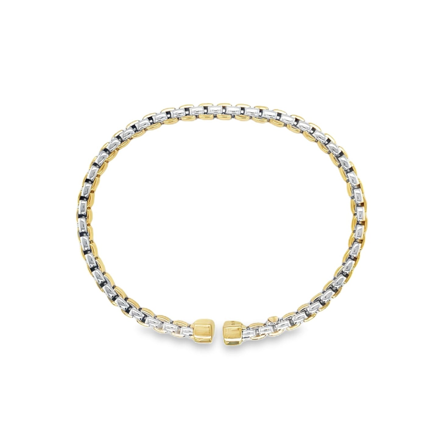 Jai's 18K Two-tone Link Bangle