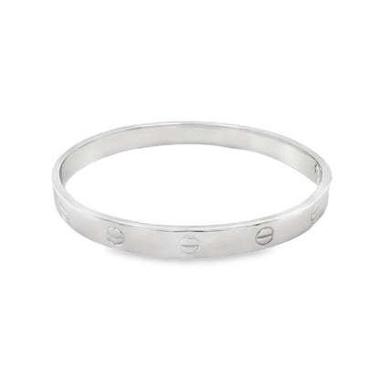 Jai's 18K White Gold Bangle