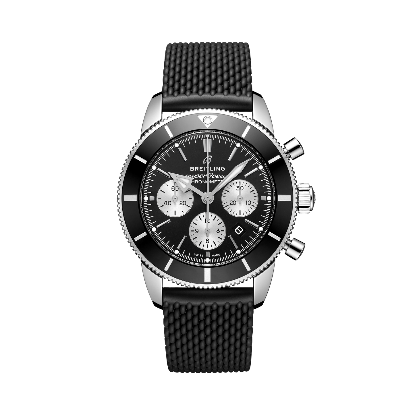 Breitling's Superocean Heritage B01 Chronograph 44 with Black Dial