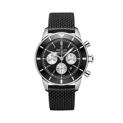 Breitling's Superocean Heritage B01 Chronograph 44 with Black Dial