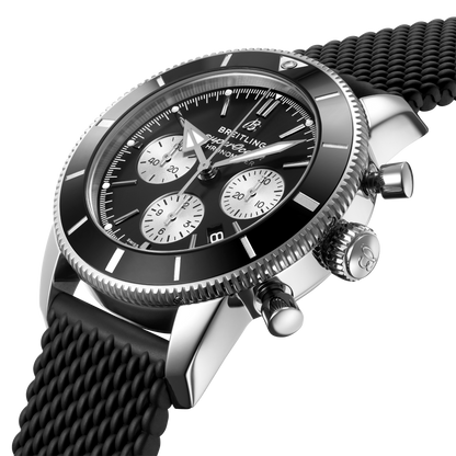 Breitling's Superocean Heritage B01 Chronograph 44 with Black Dial