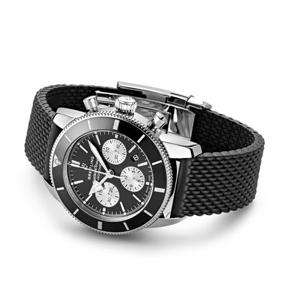 Breitling's Superocean Heritage B01 Chronograph 44 with Black Dial