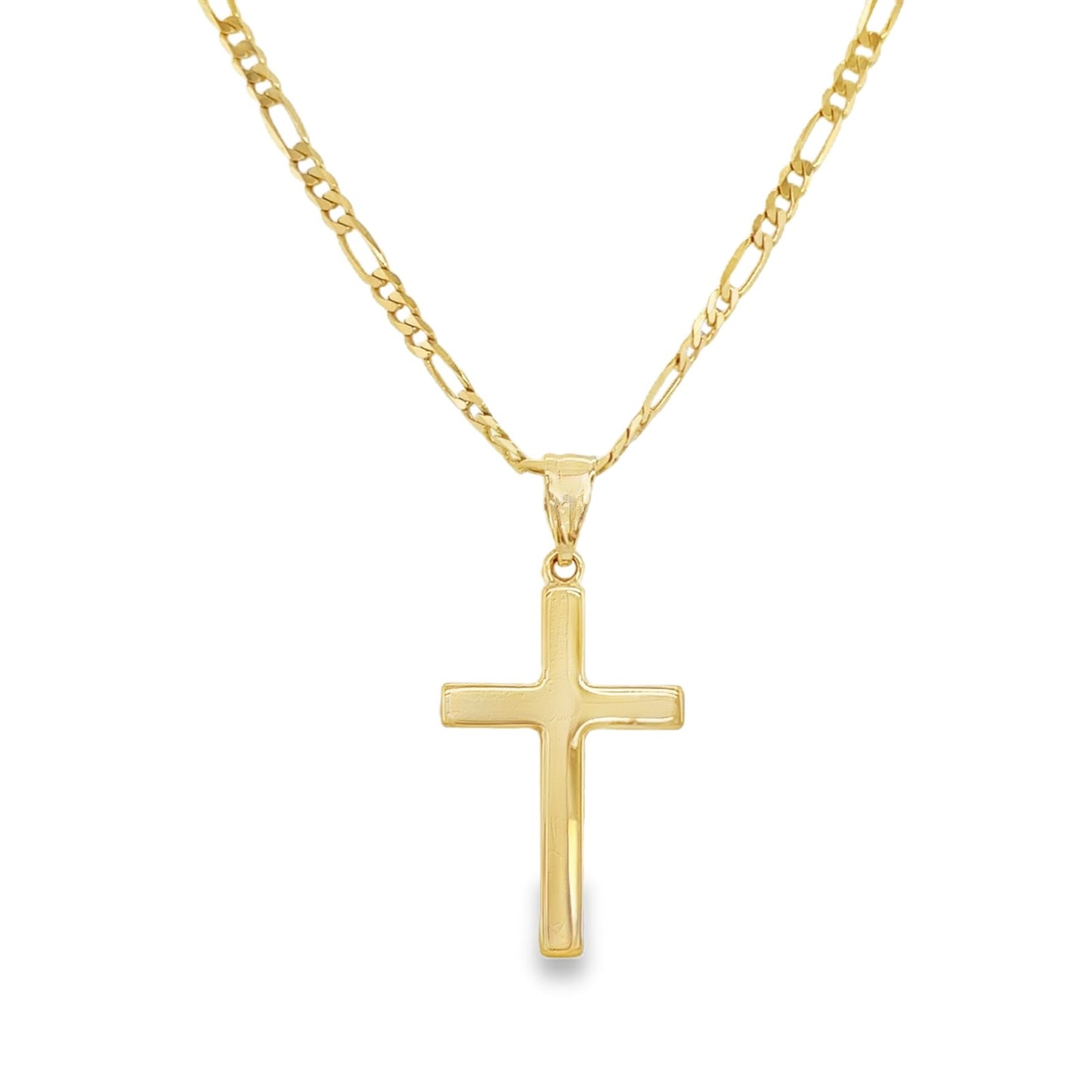 Jai's 14K Yellow Gold Cross Pendant