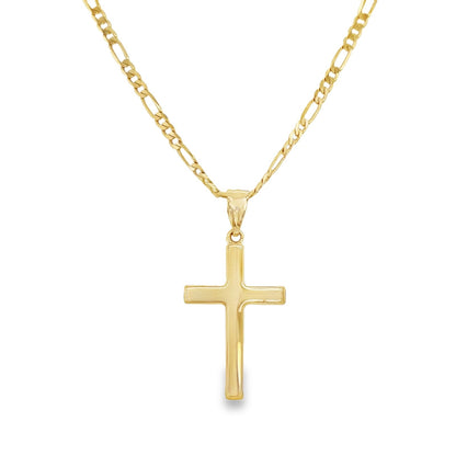 Jai's 14K Yellow Gold Cross Pendant