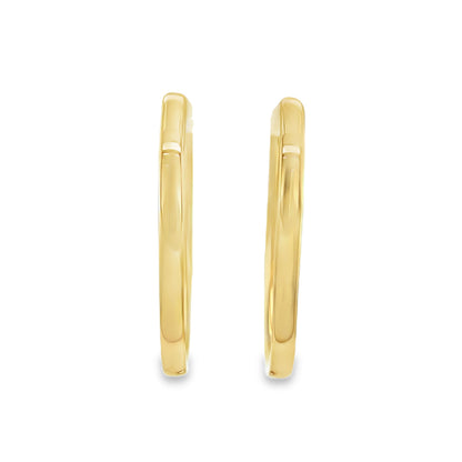 Jai's 18K Yellow Gold Large Paperclip Hoops