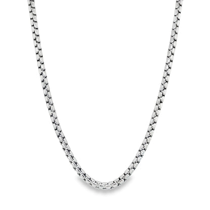 Jai's 18K White Gold Box Chain